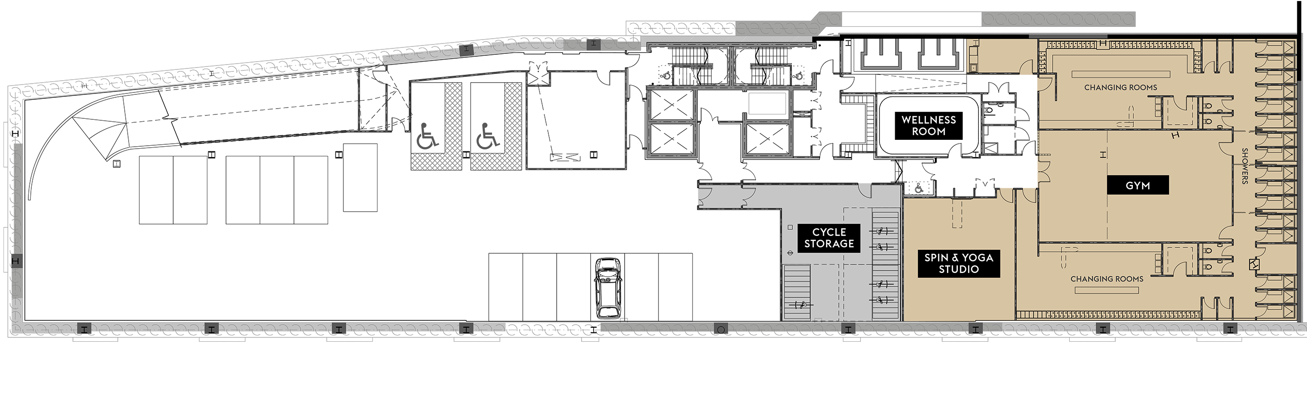 Basement floor plan